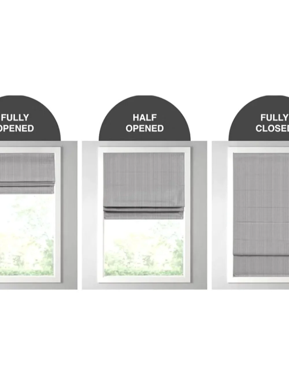 Classic Roman Shade ~ Cordless